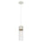 Innovations Bolivar 5" Cord Pendant/12" Satin Nickel/Clear - 428-1P-SN-G428-12CL