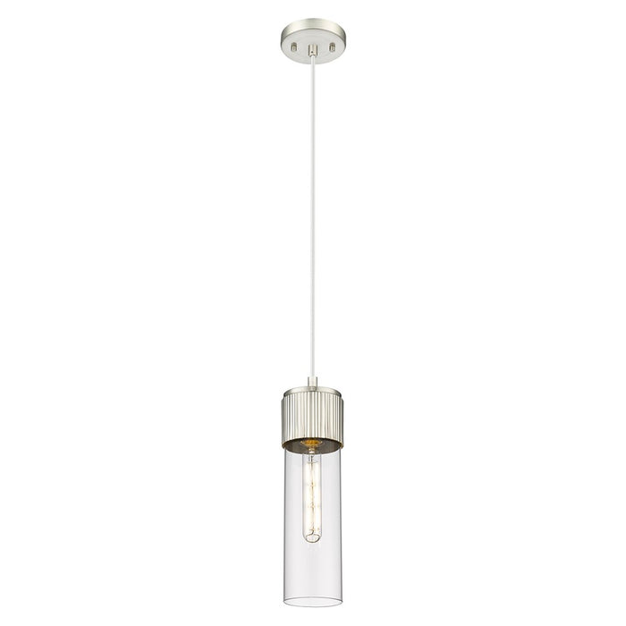 Innovations Bolivar 5" Cord Pendant/12" Satin Nickel/Clear - 428-1P-SN-G428-12CL