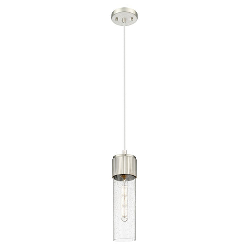 Innovations Bolivar 5" Cord Pendant/12" SN/Seedy - 428-1P-SN-G428-12SDY