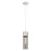 Innovations Bolivar 5" Cord Pendant/12" Satin Nickel/Smoke - 428-1P-SN-G428-12SM