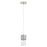 Innovations Bolivar 5" Cord Pendant/7" Satin Nickel/Clear - 428-1P-SN-G428-7CL