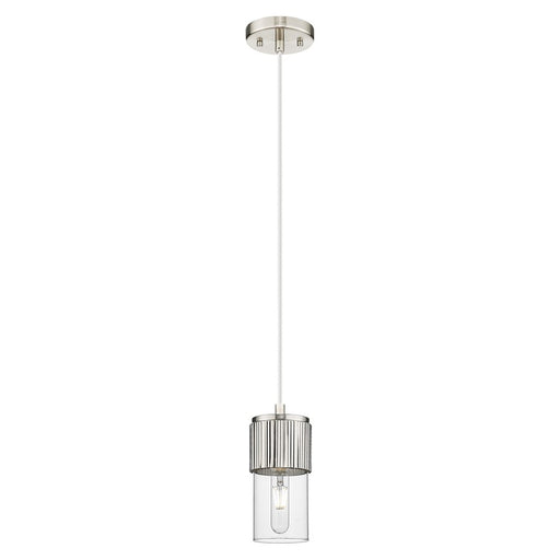 Innovations Bolivar 5" Cord Pendant/7" Satin Nickel/Clear - 428-1P-SN-G428-7CL