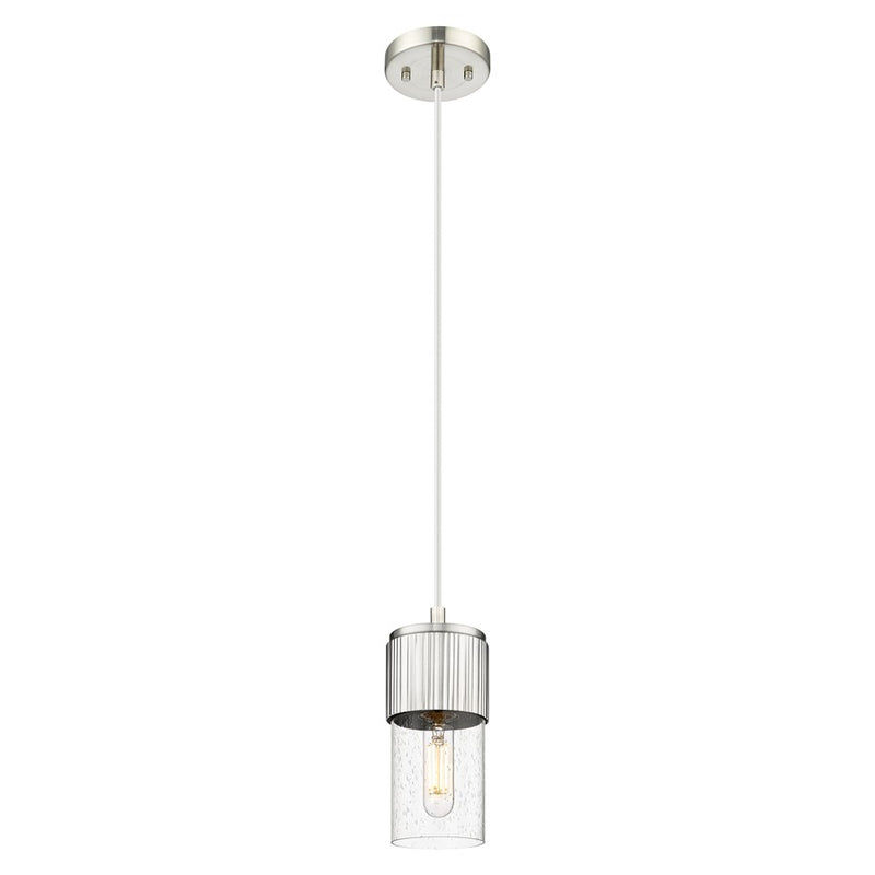 Innovations Bolivar 5" Cord Pendant/7" Satin Nickel/Seedy - 428-1P-SN-G428-7SDY