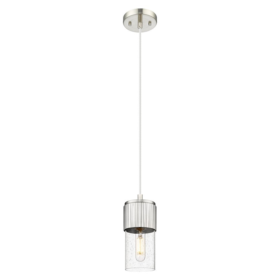 Innovations Bolivar 5" Cord Pendant/7" Satin Nickel/Seedy - 428-1P-SN-G428-7SDY