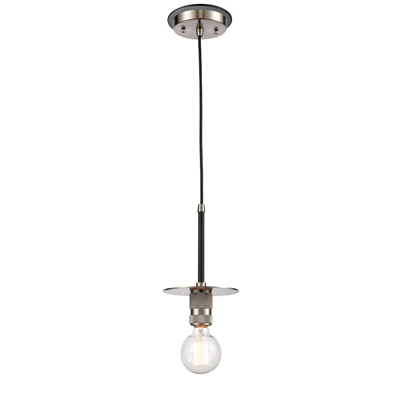 Innovations Aurora 5" 1 Light LED Mini Pendant, Nickel