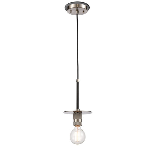 Innovations Aurora 5" 1 Light LED Mini Pendant, Nickel