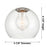 Innovations Crown Point 1Lt 6" Athens Flush, Brushed Brass/Seed
