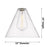 Innovations Crown Point 1Lt 12" Berkshire Flush, Brushed Brass/Seed