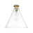 Innovations Crown Point 1Lt 16" Berkshire Flush, BB/Clear - 434-1F-BB-GBC-162