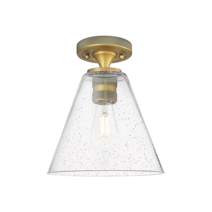 Innovations Crown Point 1Lt 8" Berkshire Flush, BB/Seed - 434-1F-BB-GBC-84