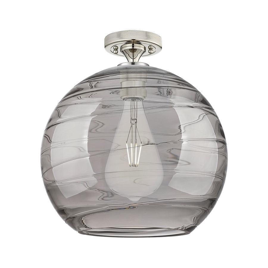 Innovations CP 1Lt 12" Athens DS Flush, PN/SDS - 434-1F-PN-G1213-12SM