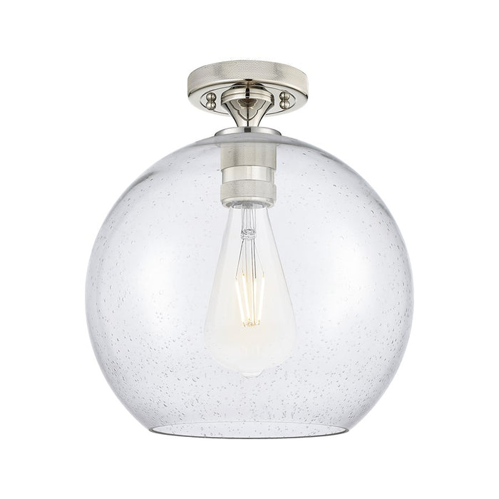 Innovations Crown Point 1Lt 10" Athens Flush, PN/Seed - 434-1F-PN-G124-10