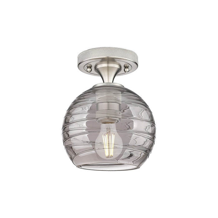 Innovations CP 1Lt 6" Athens DS Flush, SN/SDS - 434-1F-SN-G1213-6SM