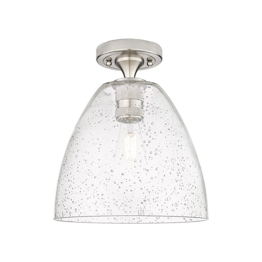 Innovations Crown Point 1Lt 9" Bristol Flush, SN/Seed - 434-1F-SN-GBD-94