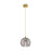 Innovations CP 1Lt 6" Athens DS Cord Pendant, BB/SDS - 434-1P-BB-G1213-6SM