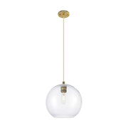 Innovations Crown Point 1Lt 10" Athens Cord Pendant, BB/CL - 434-1P-BB-G122-10
