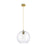 Innovations Crown Point 1Lt 10" Athens Cord Pendant, BB/CL - 434-1P-BB-G122-10