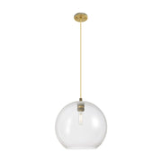 Innovations Crown Point 1Lt 12" Athens Cord Pendant, BB/CL - 434-1P-BB-G122-12