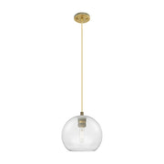 Innovations Crown Point 1Lt 8" Athens Cord Pendant, BB/Clear - 434-1P-BB-G122-8