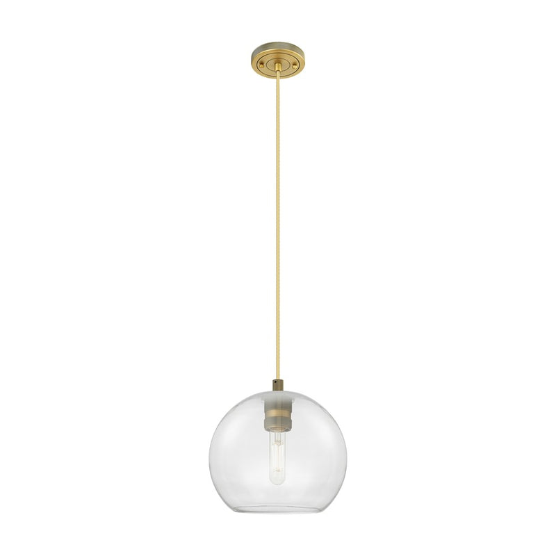 Innovations Crown Point 1Lt 8" Athens Cord Pendant, BB/Clear - 434-1P-BB-G122-8