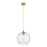 Innovations Crown Point 1Lt 10" Athens Cord Pendant, BB/Seed - 434-1P-BB-G124-10