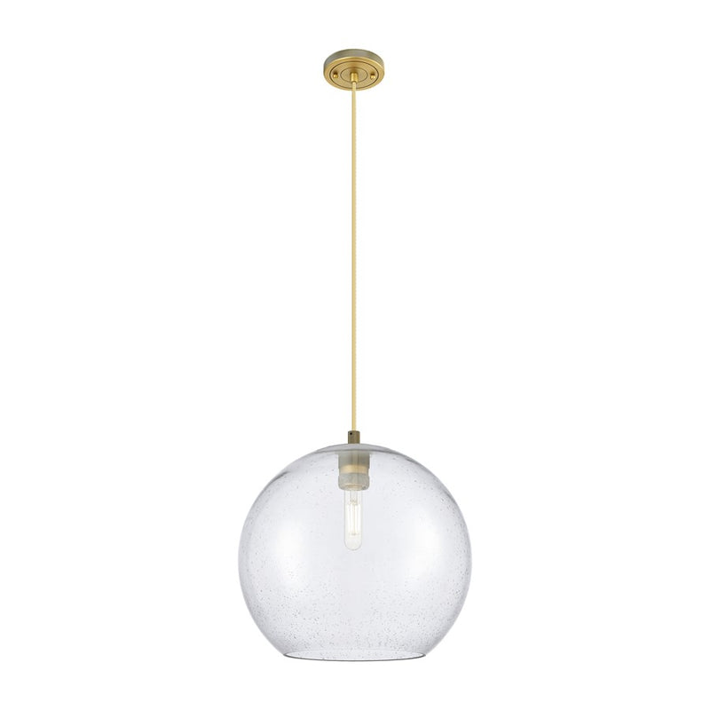Innovations Crown Point 1Lt 12" Athens Cord Pendant, BB/Seed - 434-1P-BB-G124-12