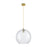 Innovations Crown Point 1Lt 12" Athens Cord Pendant, BB/Seed - 434-1P-BB-G124-12