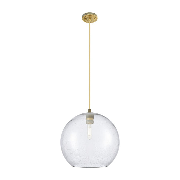 Innovations Crown Point 1Lt 12" Athens Cord Pendant, BB/Seed - 434-1P-BB-G124-12