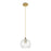 Innovations Crown Point 1Lt 6" Athens Cord Pendant, BB/Seed - 434-1P-BB-G124-6