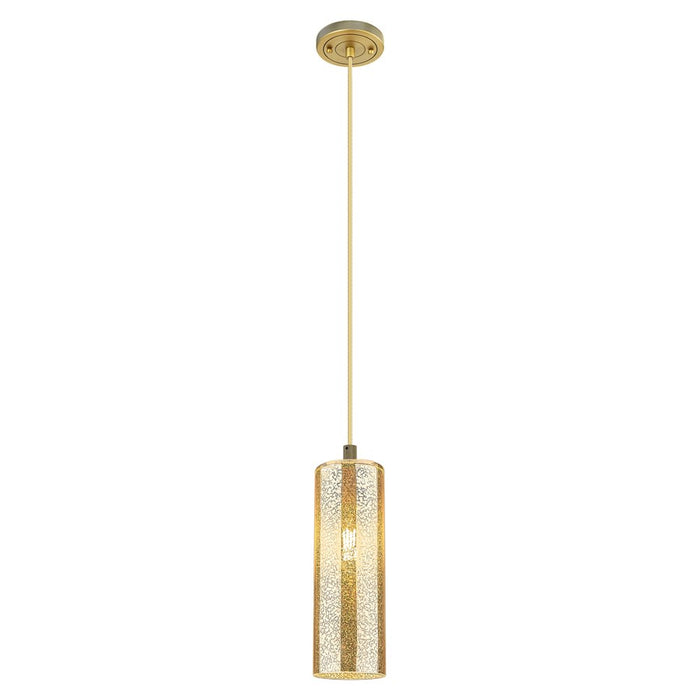 Innovations Crown Point 12" Cord Pendant, BB/Merc - 434-1P-BB-G434-12ME