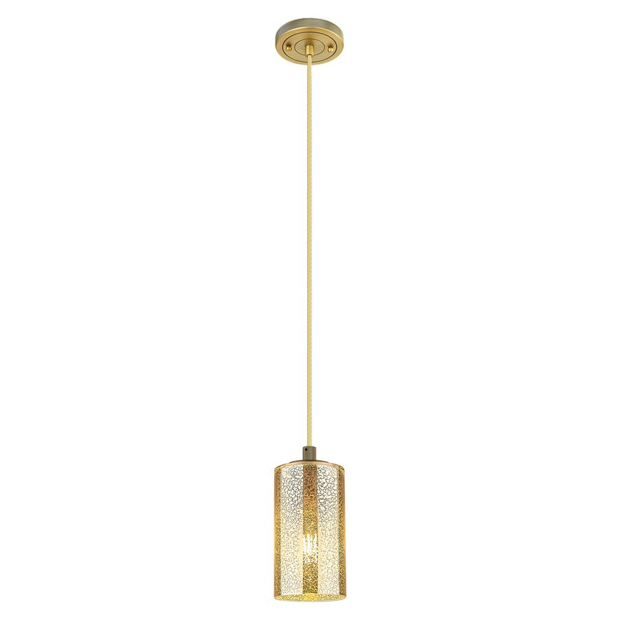Innovations Crown Point 7" Cord Pendant, BB/Merc - 434-1P-BB-G434-7ME