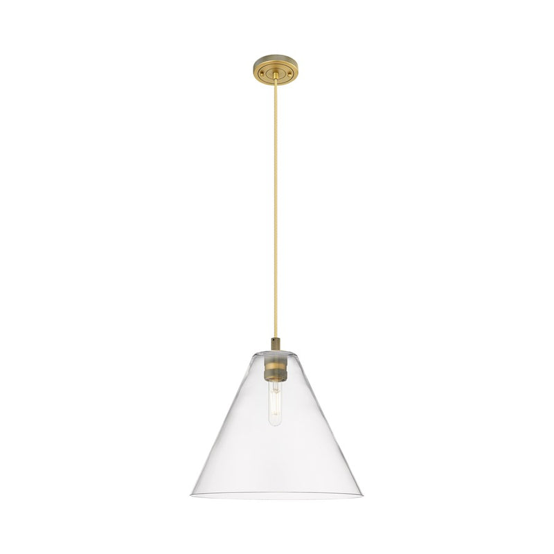 Innovations CP 1Lt 12" Berkshire Cord Pendant, BB/CL - 434-1P-BB-GBC-122