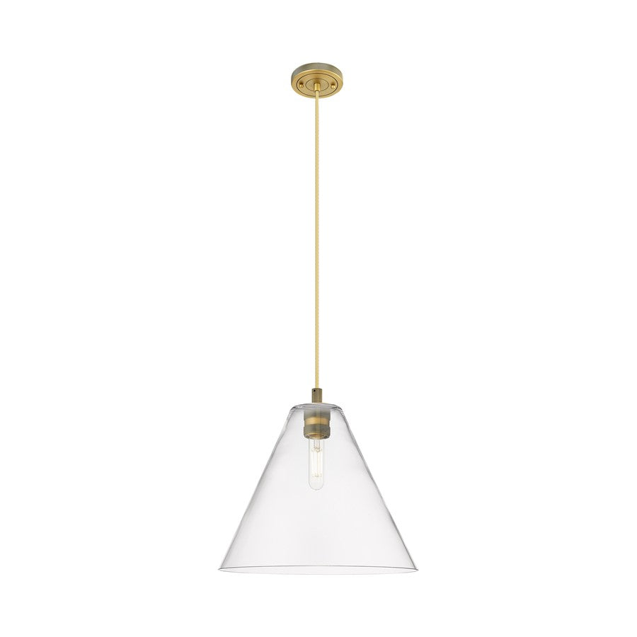 Innovations CP 1Lt 12" Berkshire Cord Pendant, BB/CL - 434-1P-BB-GBC-122