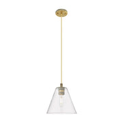 Innovations Crown Point 1Lt 8" Berkshire Cord Pendant, BB/CL - 434-1P-BB-GBC-82