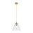 Innovations Crown Point 1Lt 8" Berkshire Cord Pendant, BB/CL - 434-1P-BB-GBC-82