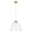 Innovations Crown Point 1Lt 12" Bristol Cord Pendant, BB/CL - 434-1P-BB-GBD-122