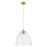 Innovations Crown Point 1Lt 12" Bristol Cord Pendant, BB/SD - 434-1P-BB-GBD-124
