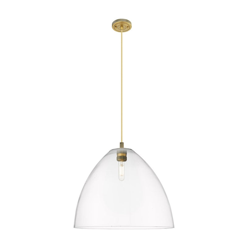 Innovations Crown Point 1Lt 16" Bristol Cord Pendant, BB/CL - 434-1P-BB-GBD-162