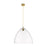 Innovations Crown Point 1Lt 16" Bristol Cord Pendant, BB/CL - 434-1P-BB-GBD-162