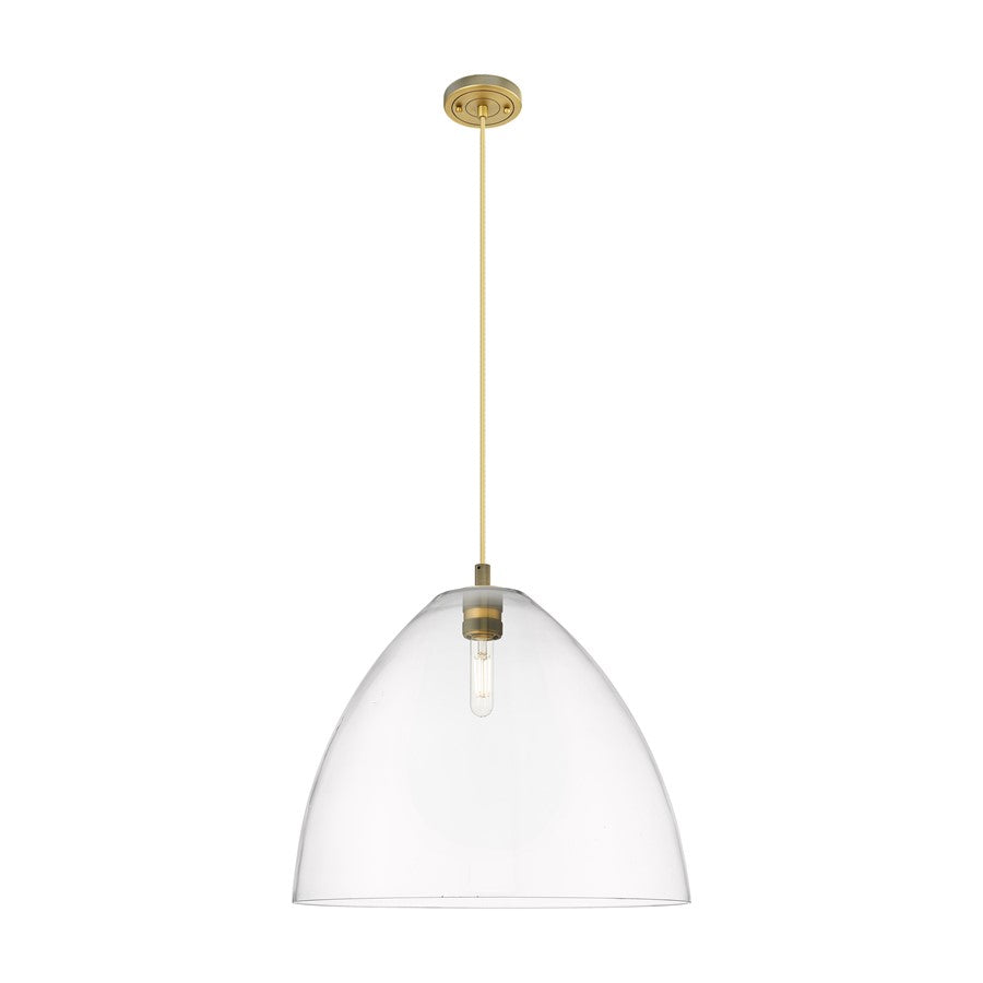 Innovations Crown Point 1Lt 16" Bristol Cord Pendant, BB/CL - 434-1P-BB-GBD-162