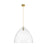 Innovations Crown Point 1Lt 16" Bristol Cord Pendant, BB/SD - 434-1P-BB-GBD-164