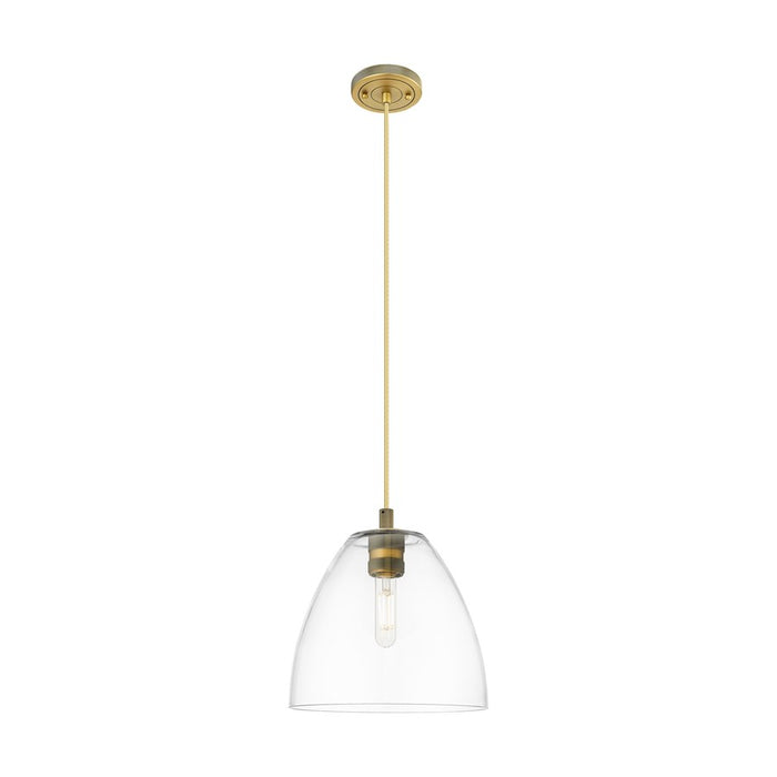 Innovations Crown Point 1Lt 9" Bristol Cord Pendant, BB/Clear - 434-1P-BB-GBD-92
