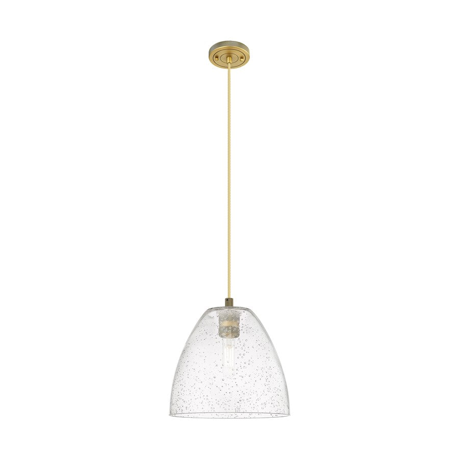 Innovations Crown Point 1Lt 9" Bristol Cord Pendant, BB/Seed - 434-1P-BB-GBD-94