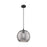 Innovations CP 1Lt 10" Athens DS Cord Pendant, BK/SDS - 434-1P-BK-G1213-10SM