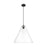 Innovations CP 1Lt 16" Berkshire Cord Pendant, BK/CL - 434-1P-BK-GBC-162
