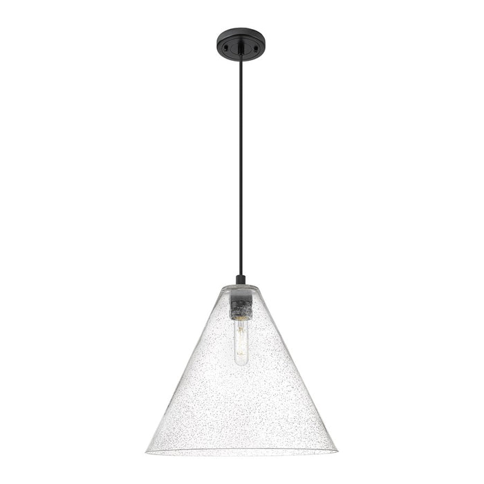 Innovations CP 1Lt 16" Berkshire Cord Pendant, BK/SD - 434-1P-BK-GBC-164