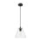 Innovations Crown Point 1Lt 8" Berkshire Cord Pendant, BK/SD - 434-1P-BK-GBC-84