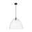 Innovations Crown Point 1Lt 16" Bristol Cord Pendant, BK/SD - 434-1P-BK-GBD-164