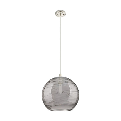 Innovations CP 1Lt 12" Athens DS Cord Pendant, PN/SDS - 434-1P-PN-G1213-12SM