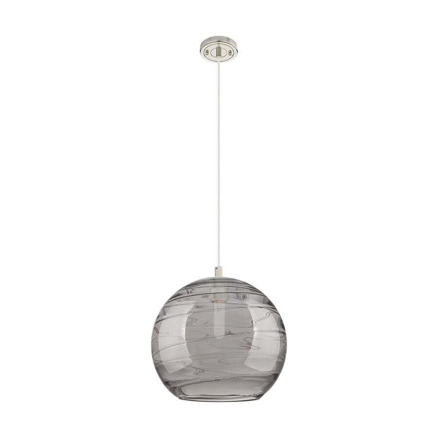 Innovations CP 1Lt 12" Athens DS Cord Pendant, PN/SDS - 434-1P-PN-G1213-12SM